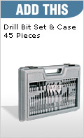 Add This Drill Bit Set & Case 45 Pieces Only £14.67