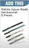 Add This Makita Jigsaw Blade Set Bayonet 5 Pieces Only £5.03