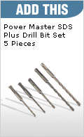 Add This Power Master SDS Plus Drill Bit Set 5 Pieces Only £5.27
