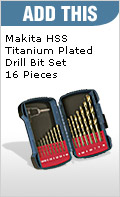 Add This Makita HSS Titanium Plated Drill Bit Set 16 Pieces Only £17.96