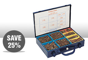 General Goldscrew Pro Trade Case 2000 Screws Now £19.99 Was £26.99** Save 25%