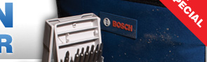 Free Bosch 3.6V Li-Ion Screwdriver Worth £69.99*³ When you Spend £300 Hurry! Offer Ends Midnight 30th June