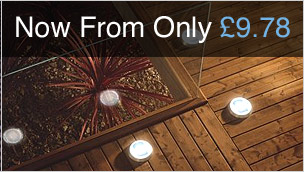 Save Up To 50% on selected Outdoor Lighting Now From Only £9.78