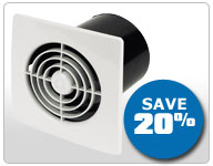 Save 20% on Selected Manrose Bathroom Fans Now From Only £10.16 Was £12.71*³