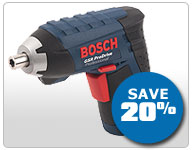 Bosch 3.6V Li-Ion Screwdriver Now Only £54.99 Was £69.99*² Save 20%