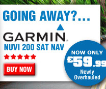 Going Away? Garmin Nuvi 200 Sat Nav Now Only £59.99