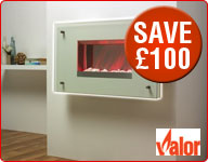 Valor Landscape Electric Fire Now £193.61 Was £293.61*³ Save £100