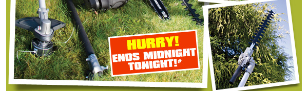 25.4cc 1.1hp Petrol Landscaping Multi-Tool Now Only £149.99 Was £179.99** Save £30 - Hurry! Ends Midnight Tonight!#