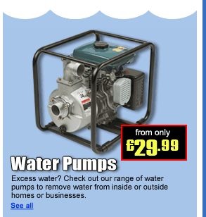 Water pumps From Only GBP 29.99