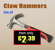 Claw Hammers From Only GBP 2.39