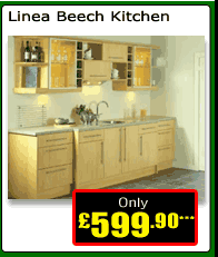 Linea Beech Kitchen - Only &pound;599.90*** 
