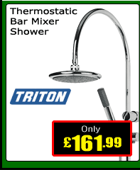 Triton Thermostatic Bar Mixer Shower Only &pound;161.99